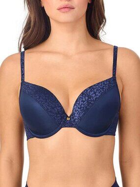 Le Mystere Safari Plunge Contour Underwire Square Back T-Shirt Bra NWT 36DDD